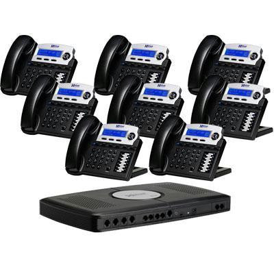 X16 6 Line Phone Sys 8pk Charc For Sale