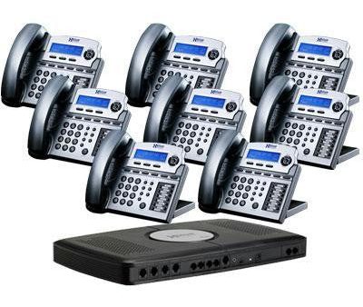 X16 6 Line Phone Sys 8pk Titan Cheap