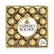 Pack Familiar: Ferrero Rocher Bombones Praliné de Chocolate, 4 x 24 bombones (1200 gr) (Caducidad: 16-05-2024) Supply