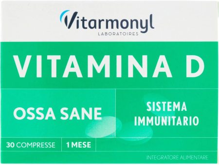 VITARMONYL - VITAMINA D - Suplemento a base de vitamina D3 - Para la absorción normal de calcio y fósforo - Favorece la normalidad de los huesos, la función muscular y el sistema inmunológico - 30 comprimidos Embalaje Deteriorado (Cad: 30 04 2026) Online Hot Sale