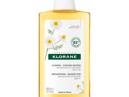 Champú Klorane con camomila para limpiar e iluminar el cabello 400 ml Embalaje Deteriorado For Discount