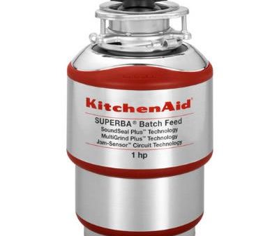 KitchenAid 1 HP Batch Feed Waste Disposer KBDS100T Online now