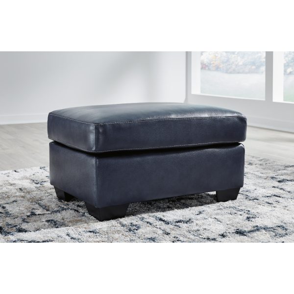 Signature Design by Ashley Santorine Leather Match Ottoman 2170714C Sale