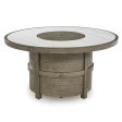 Signature Design by Ashley Rainier Ranch P701-776 Round Fire Pit Table Hot on Sale