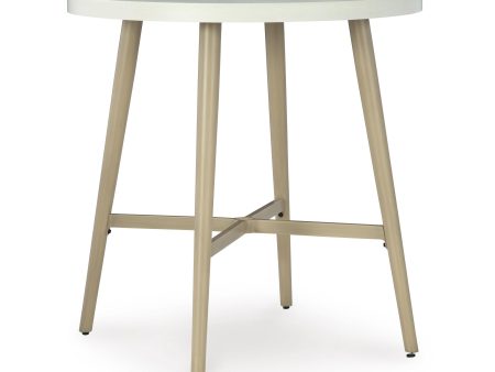 Signature Design by Ashley Seton Creek P798-613 Round Bar Table with Umbrella Option For Cheap