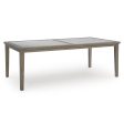 Signature Design by Ashley Rainier Ranch P701-625 Rectangular Dining Table with Umbrella Option For Discount