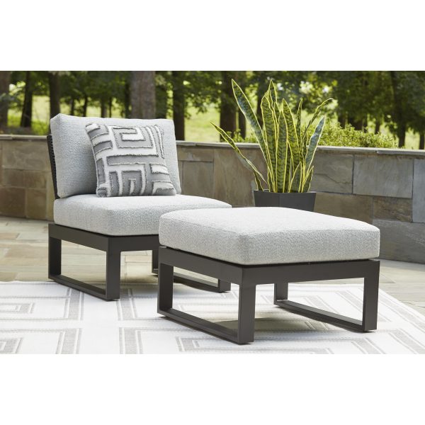 Signature Design by Ashley Beachloft P490-814 Ottoman with Cushion Cheap