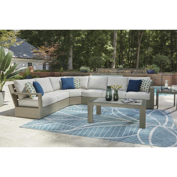 Signature Design by Ashley Kimpton Isle P704P4 4 pc Outdoor Sectional For Cheap