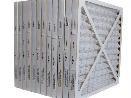 12x12x1 Furnace Filter MERV 8 Pleated Filters. Case of 12 Online Hot Sale