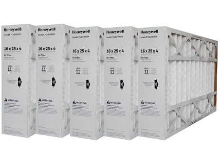 Honeywell 16x25x4 Model # FC100A1029 MERV 11 Genuine Original. Actual Size 15 15 16  x 24 7 8  x 4 3 8 . Case of 5. Fashion