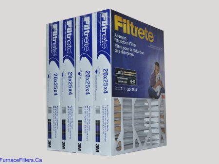 3M Filtrete 20x25x4 Furnace Filter. Case of 4 Hot on Sale