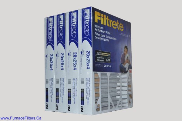 3M Filtrete 20x25x4 Furnace Filter. Case of 4 Hot on Sale